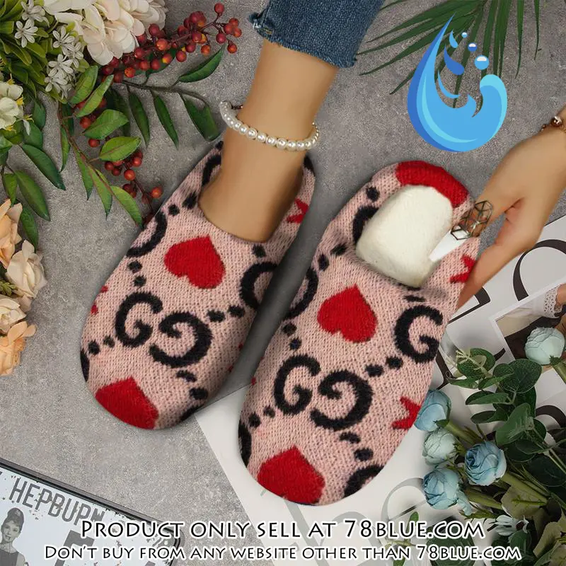 Gucci fleece slippers luxury inhouse slippers ihs1016 78b1504396